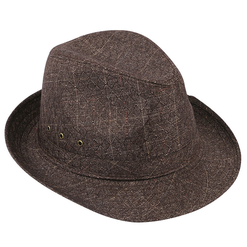 Middle-aged And Elderly Men Fedora Hat Thickened